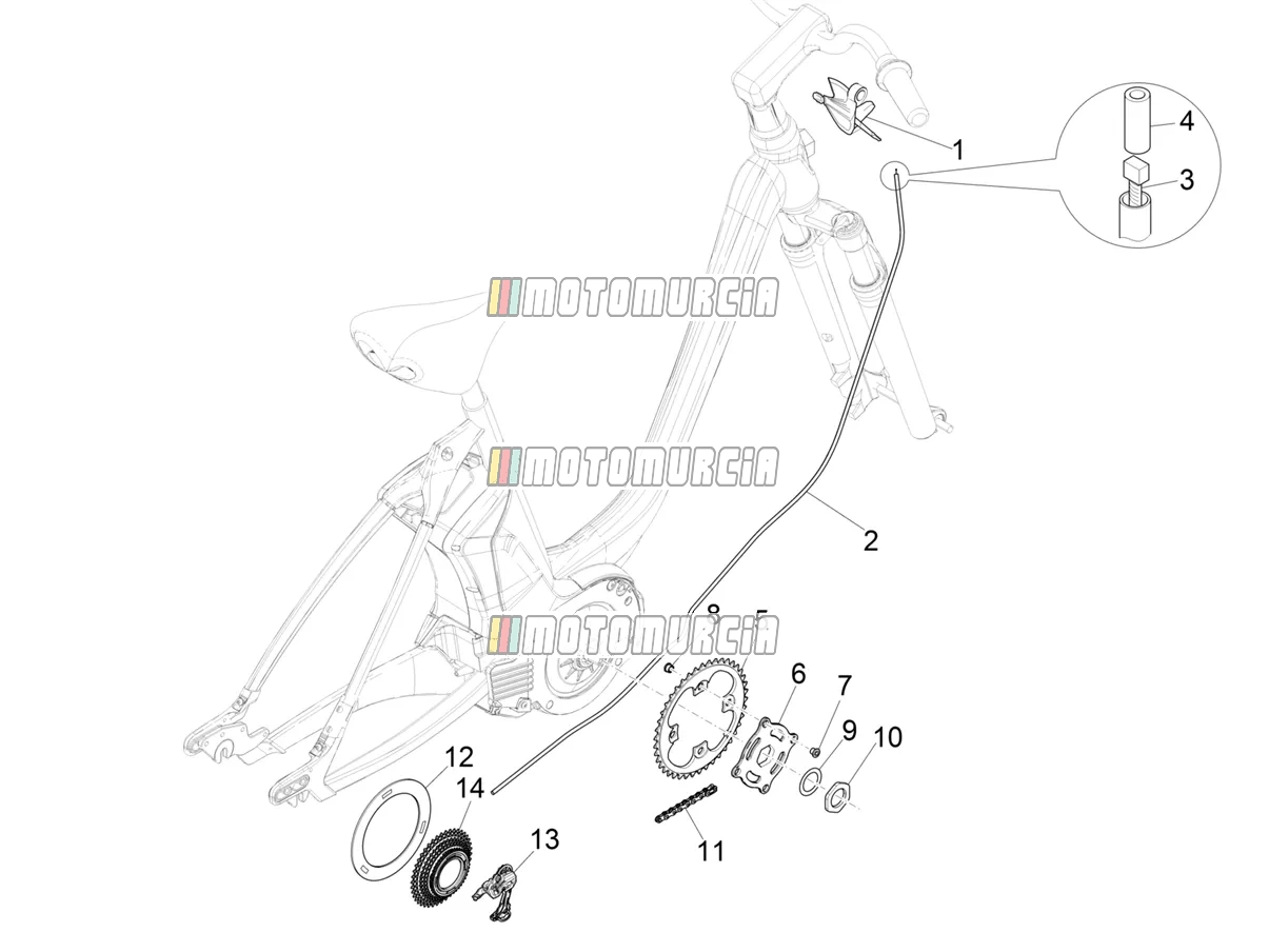 Versnellingspook (shimano)