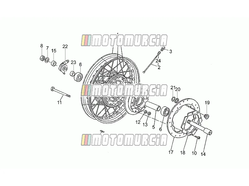 Roue avant lx16500>