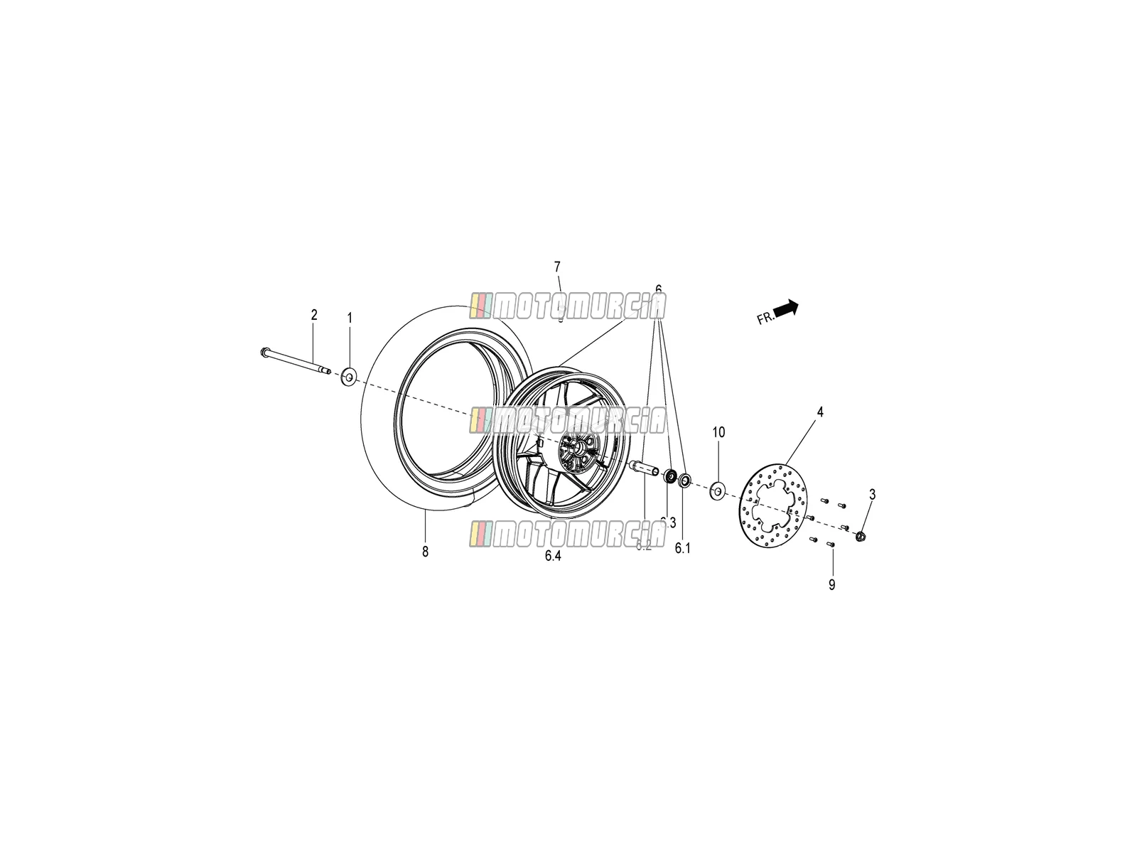 Roue avant