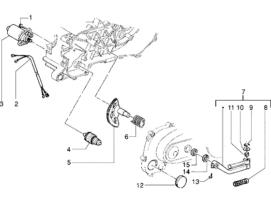 Startmotor-starthendel
