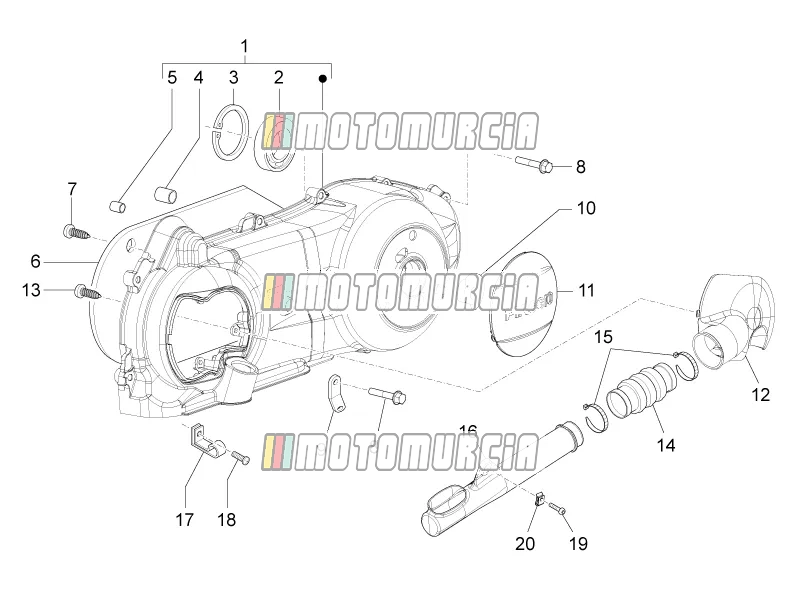 Crankcase Cover - Crankcase Cooling