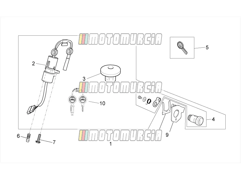 Hardwarekit voor slot