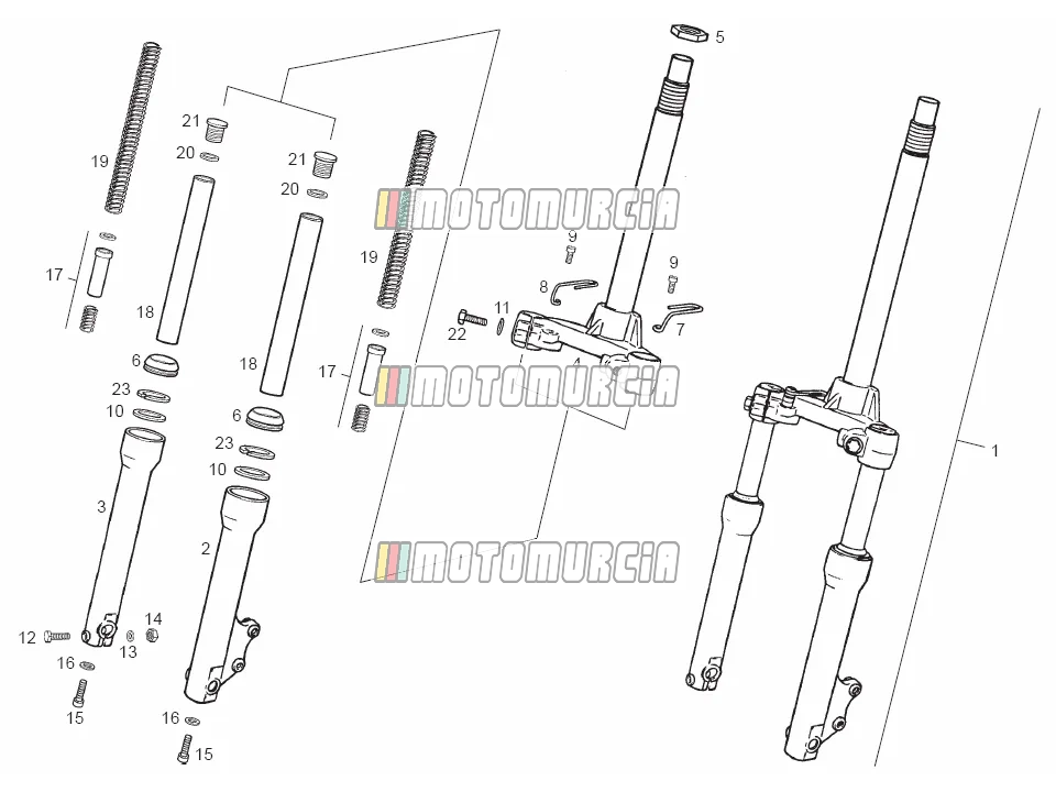 Fourche avant