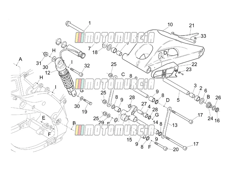 Schokdemper achter