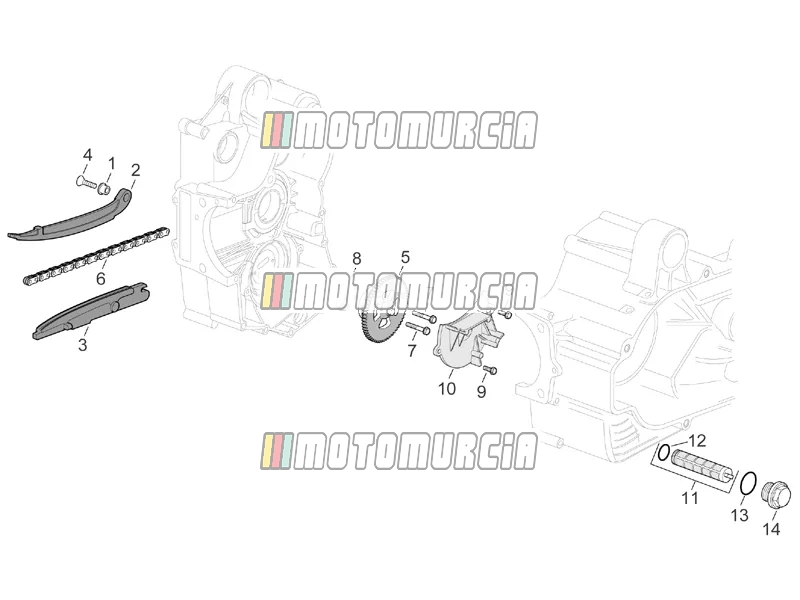 Motor »oliepomp