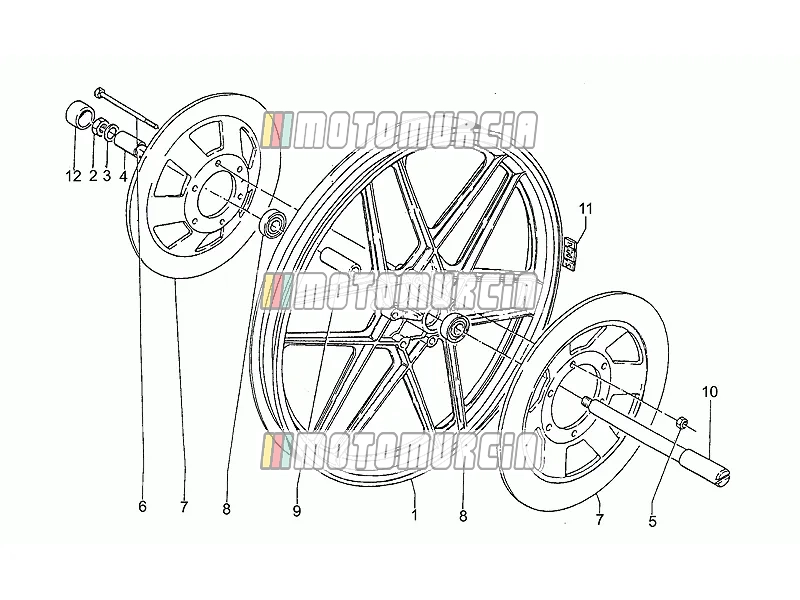Frnt wh, legering, 1e serie