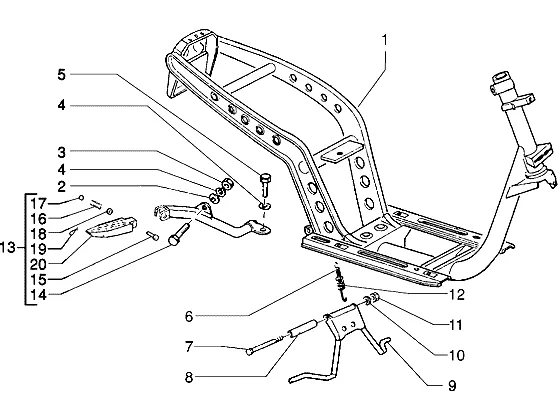 Chassis-centrale standaard