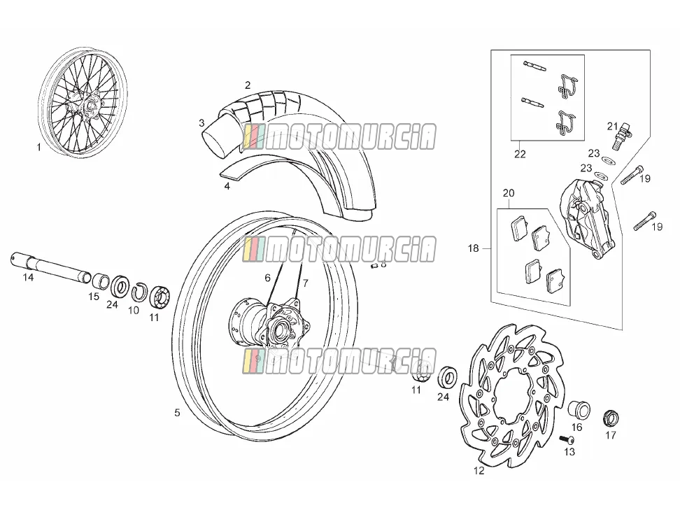 Roue avant