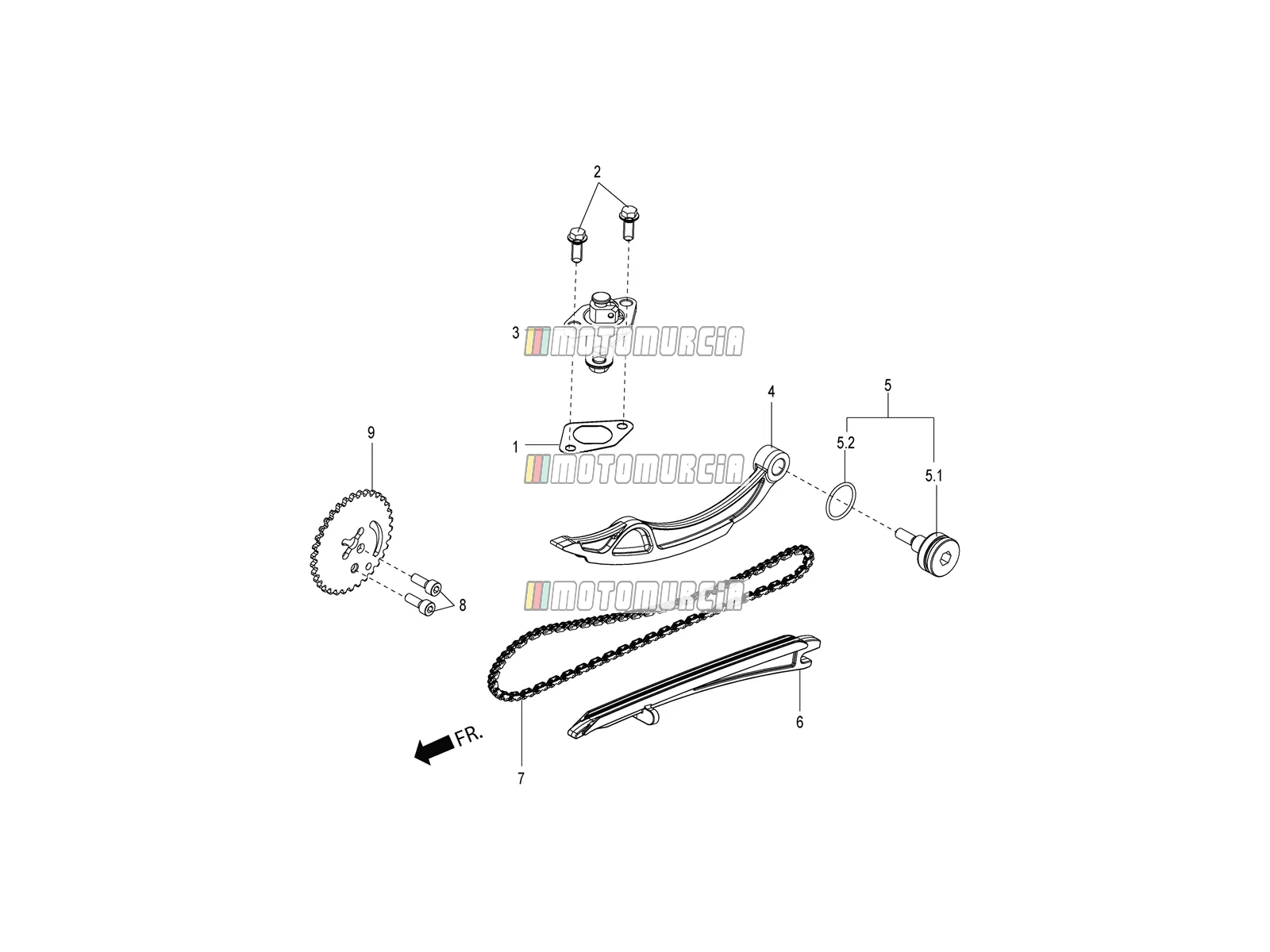 Distributieketting-kettingspanner