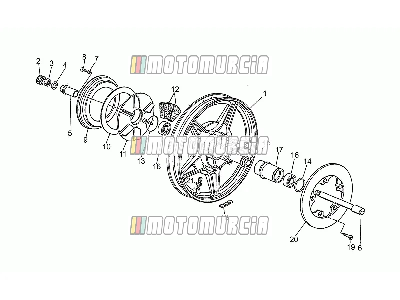 Roue arrière