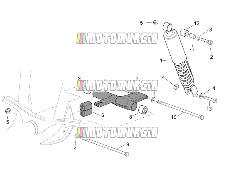 Frame » r.shock absorber-connect. hengel