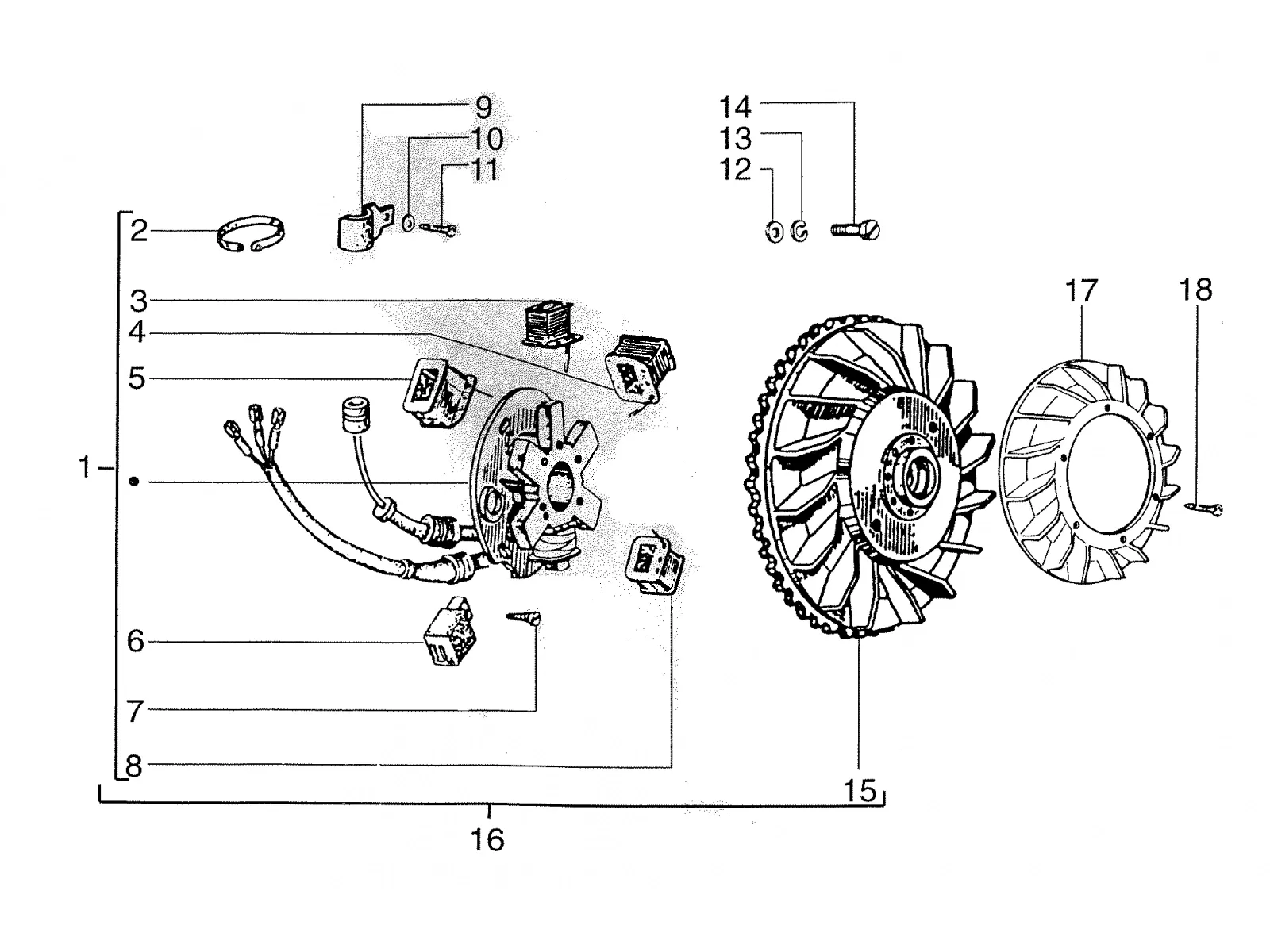 Cdi magneet assy