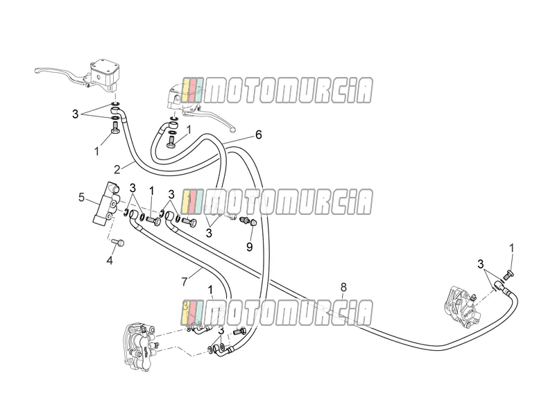 Frame »remsysteem voor/achter