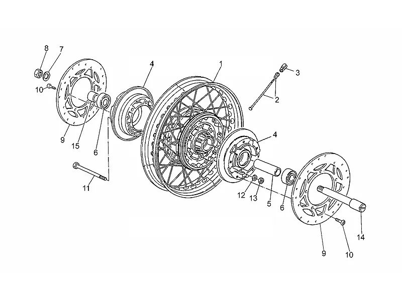 Roue avant