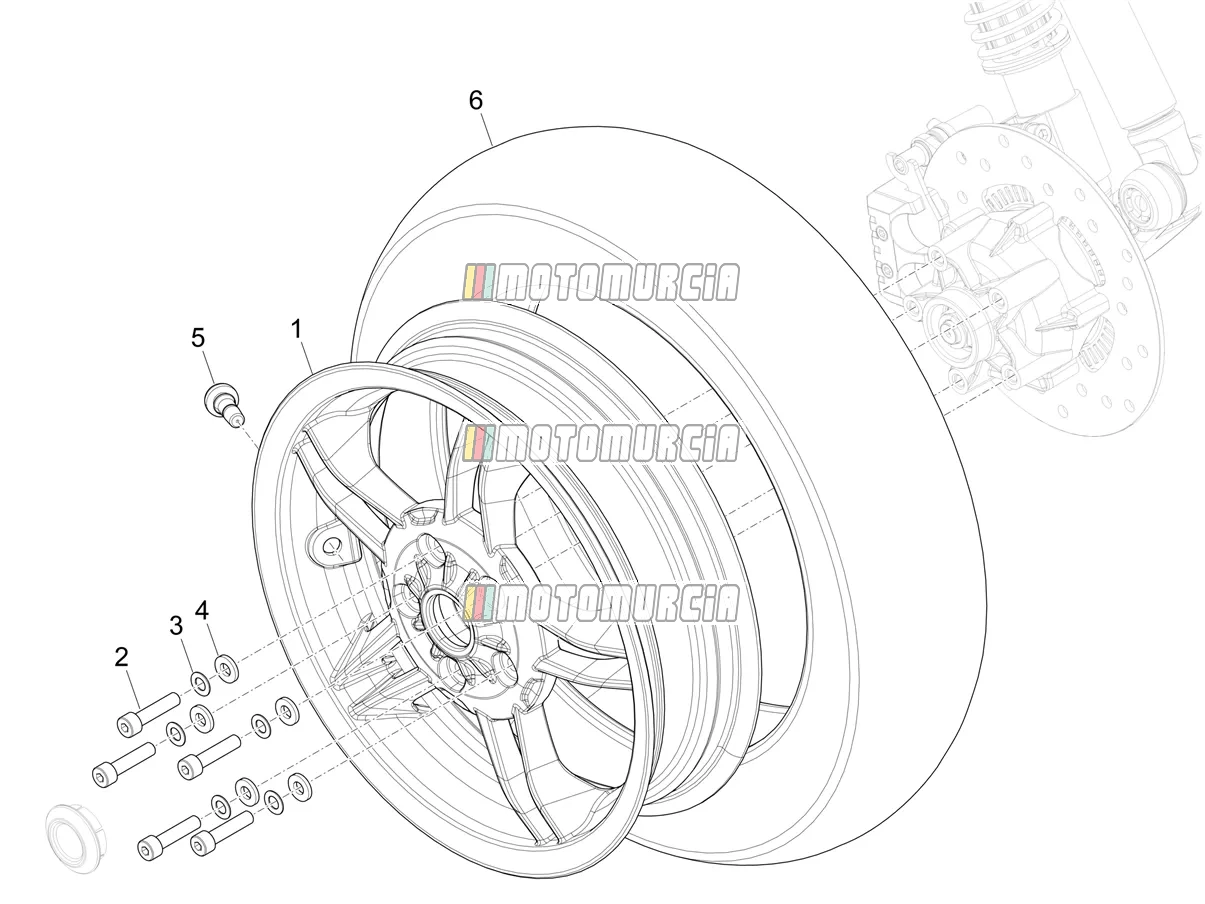 Roue avant