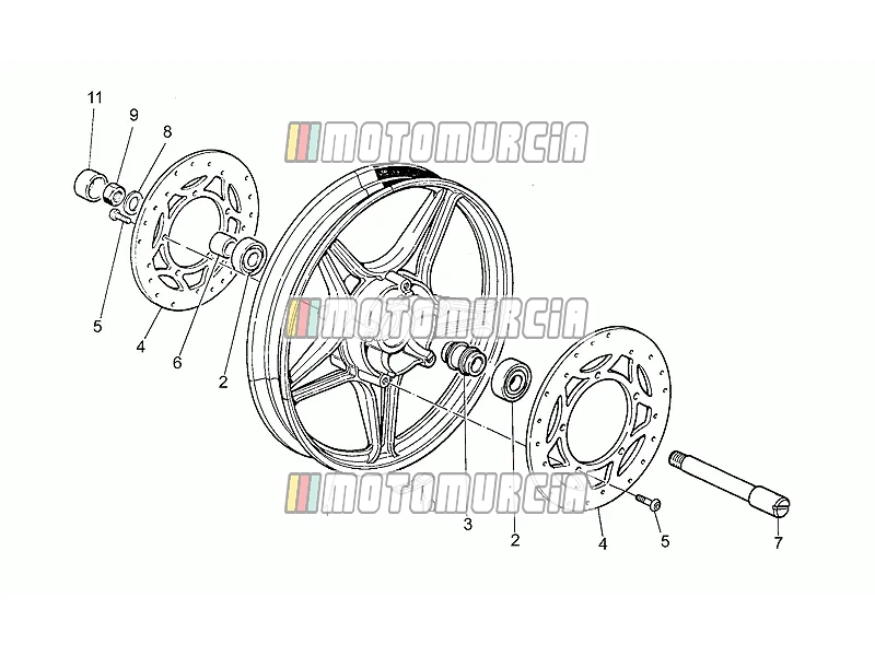 Roue avant
