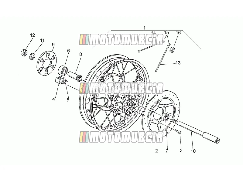 Roue arrière