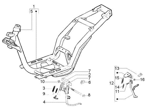 Chassis-centrale standaard