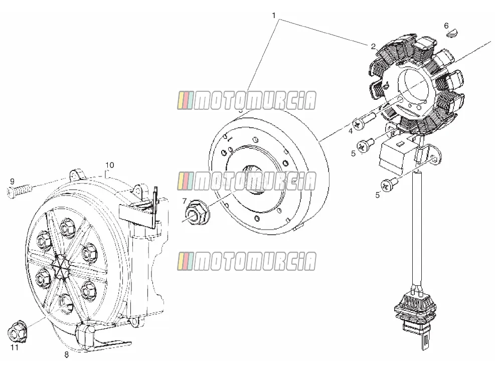 CDI-Magnetzünder-Baugruppe