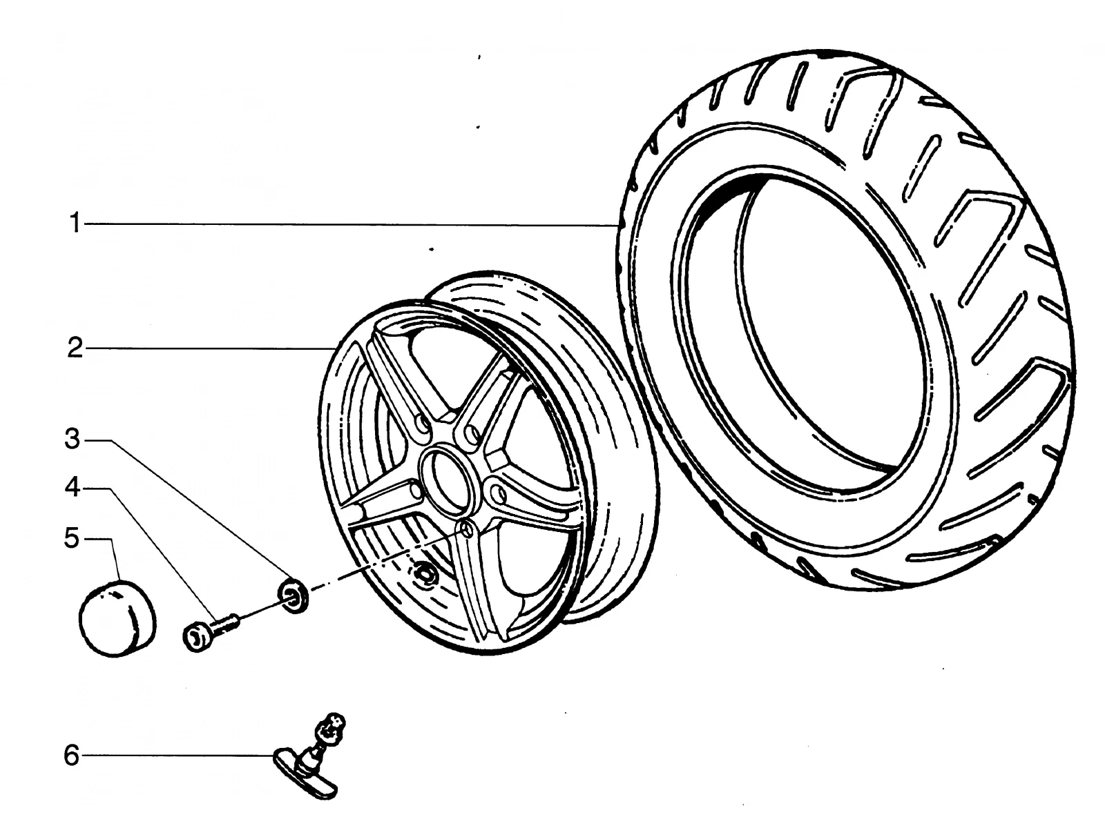 Roue avant