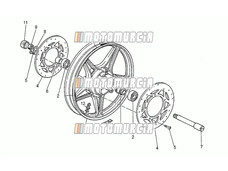 Roue avant