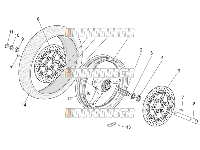 Roue avant