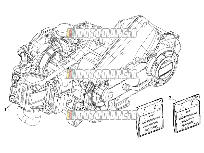 Motor, montage
