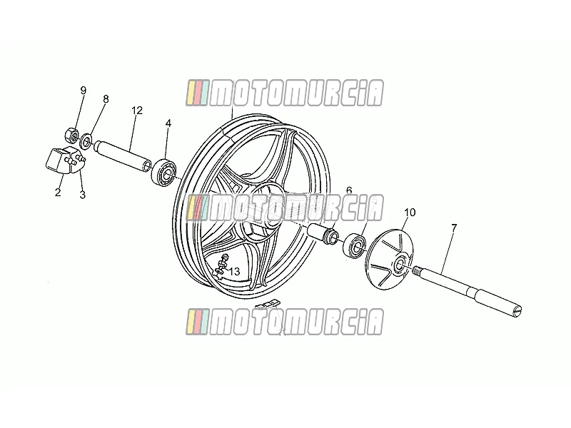 Roue arrière