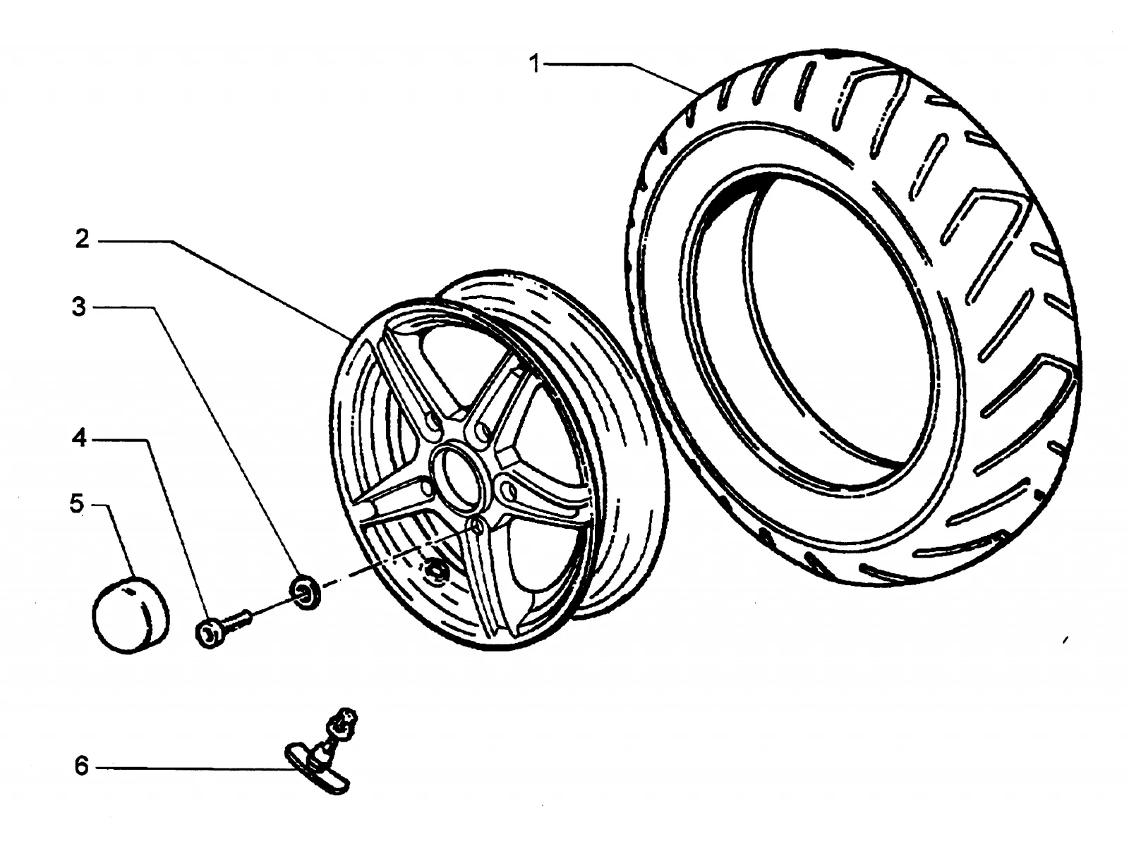 Roue avant