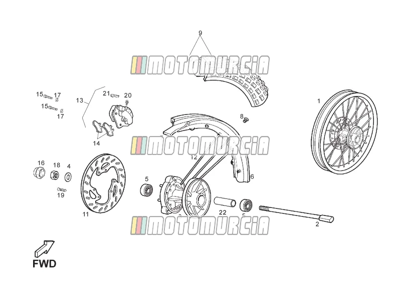 Roue avant