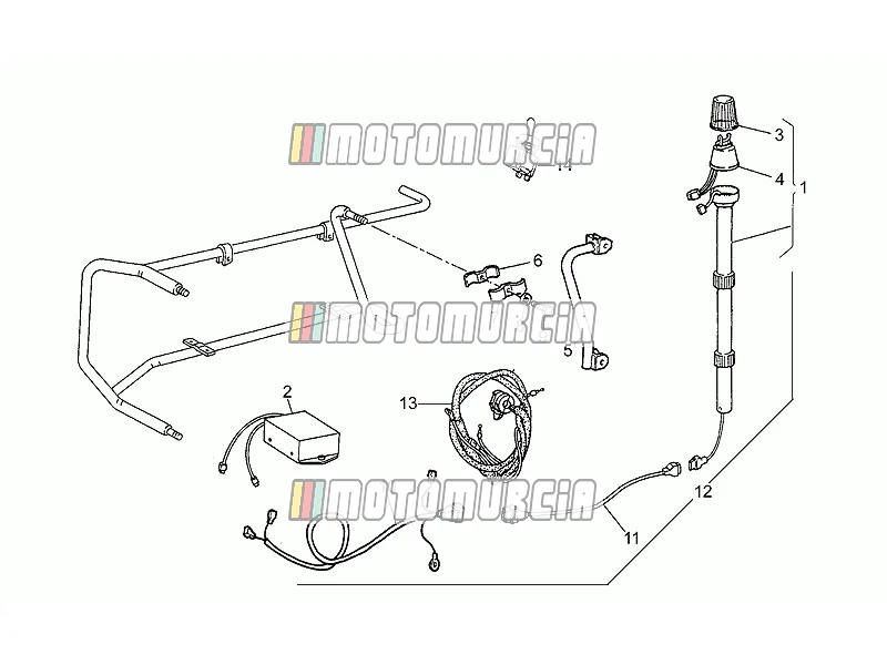 Stroboscooplampen achter