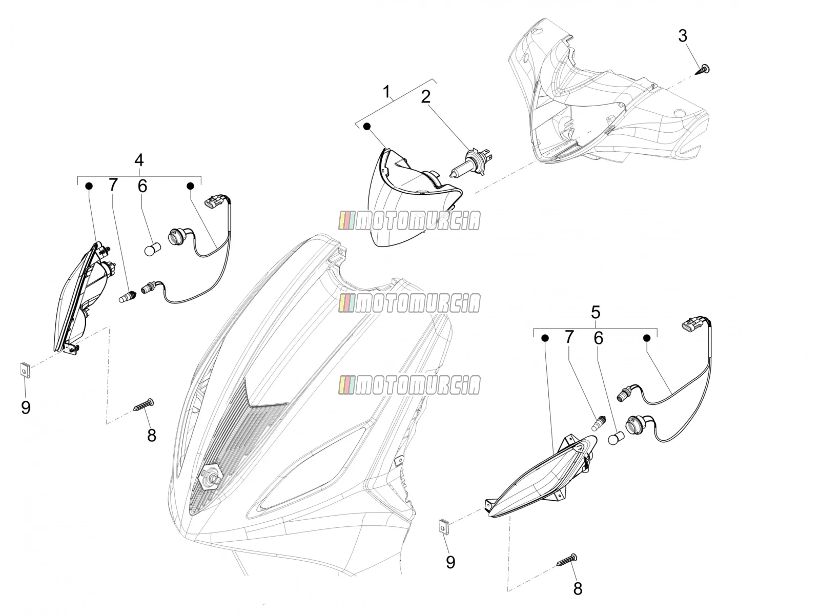 Phares avant - clignotants