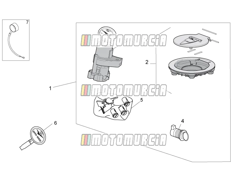 Hardwarekit voor slot