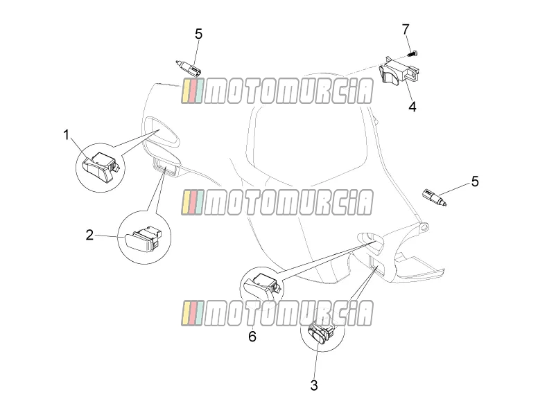 Sélecteurs - interrupteurs - boutons