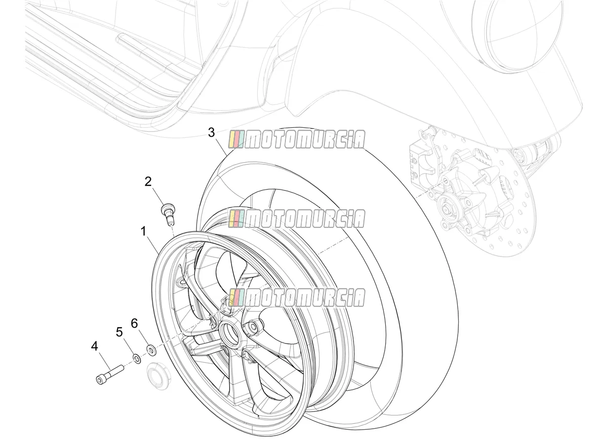 Roue avant