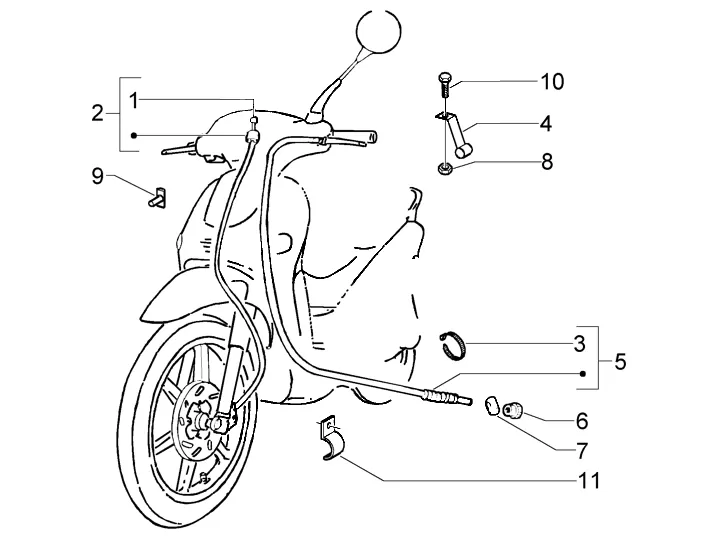 Kilometerteller transmissies-achterrem