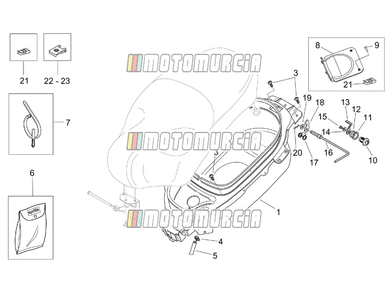Helm compartiment