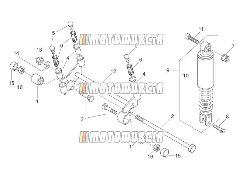 Frame » r.shock absorber-connect. hengel