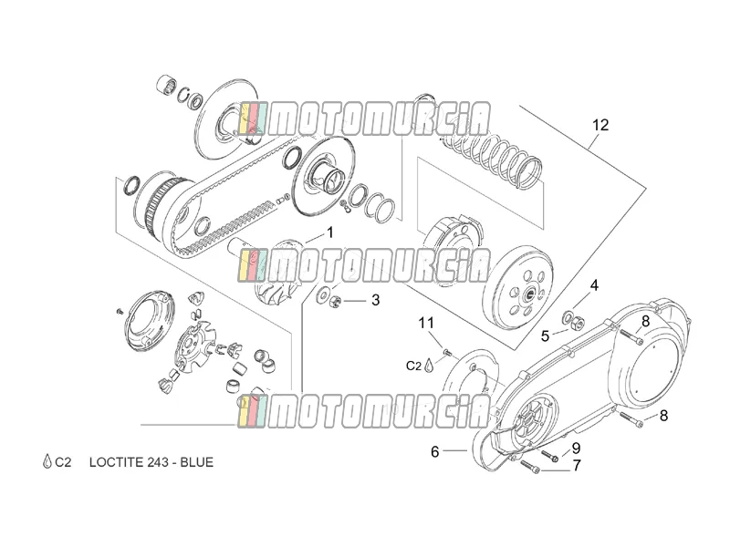 Snelheidsvariator met koppeling