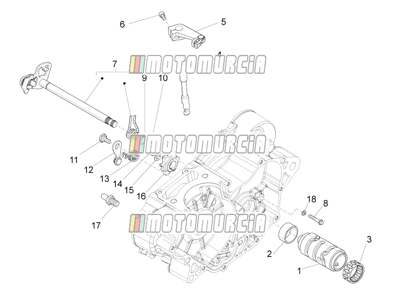 Gear Box / Selector / Shift Cam