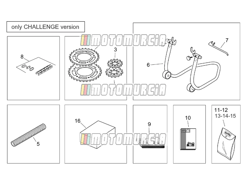 Kit d'accessoires - version défi