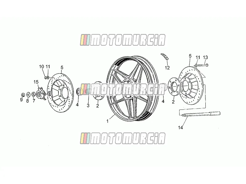 Roue avant