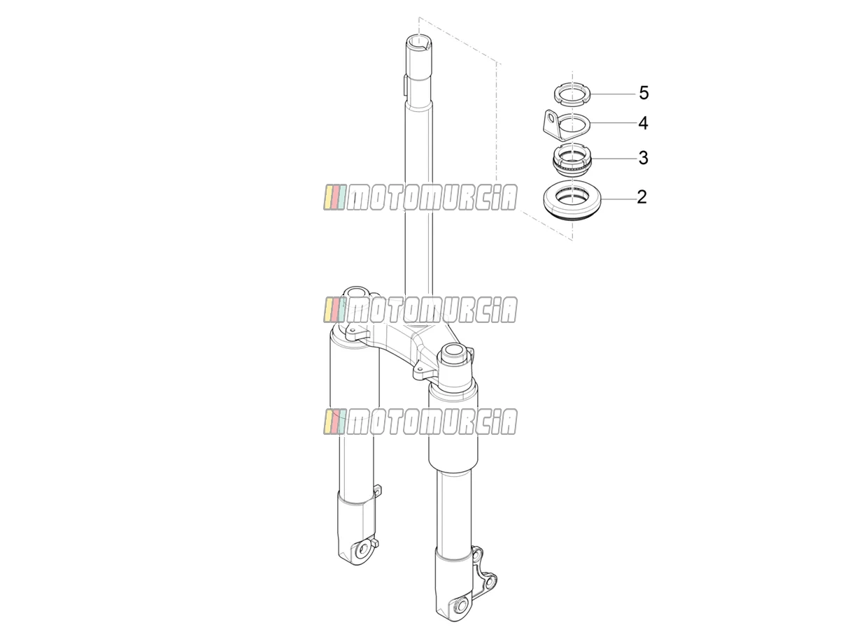 Fork/steering Tube - Steering Bearing Unit