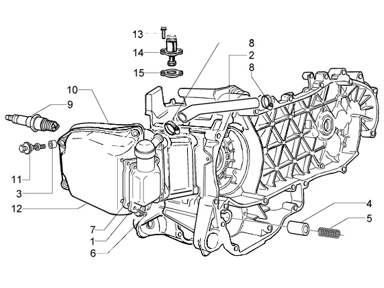 By-pass Valve-chain Tightener-oil Drain Valve