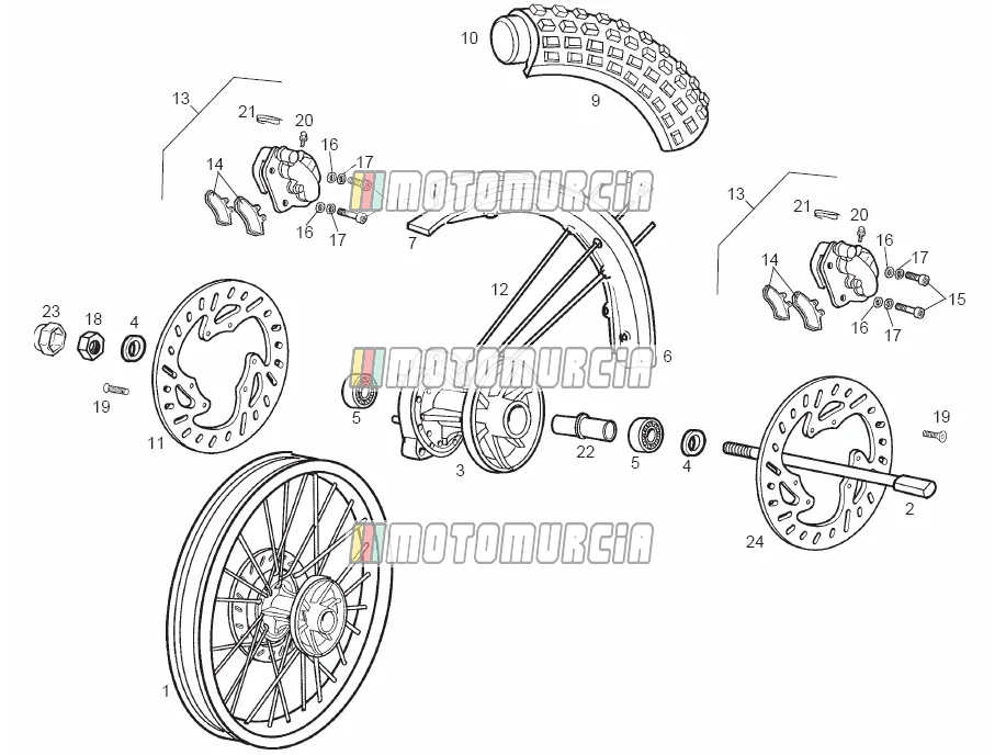 Roue avant