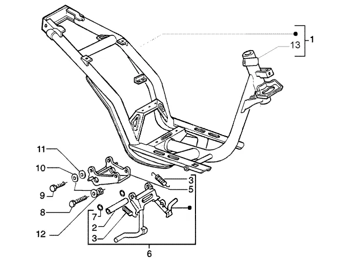 Chassis-centrale standaard