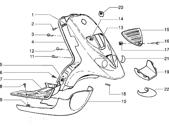 Front Shield-footboard-spoiler