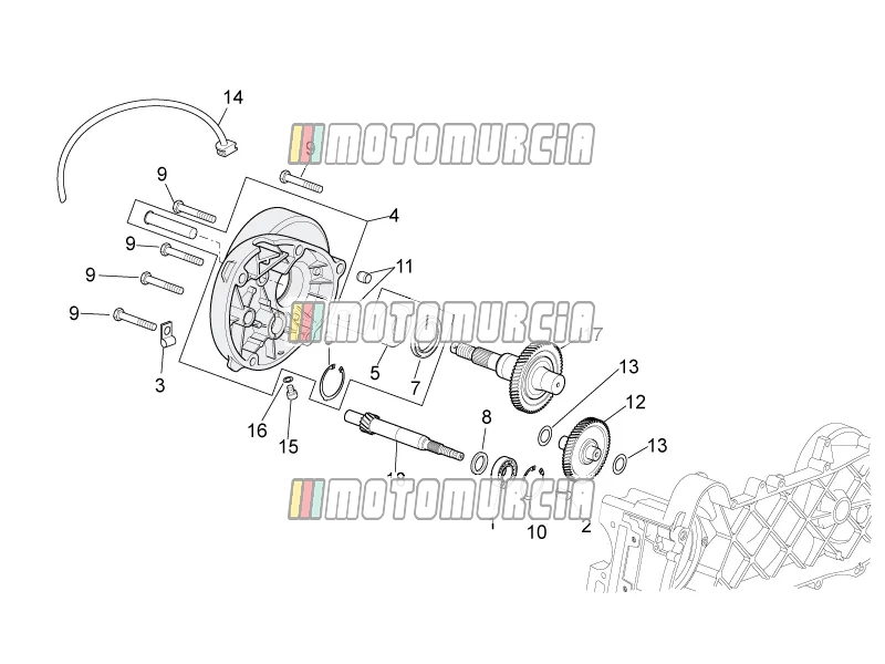 Motor » transmisión mando final