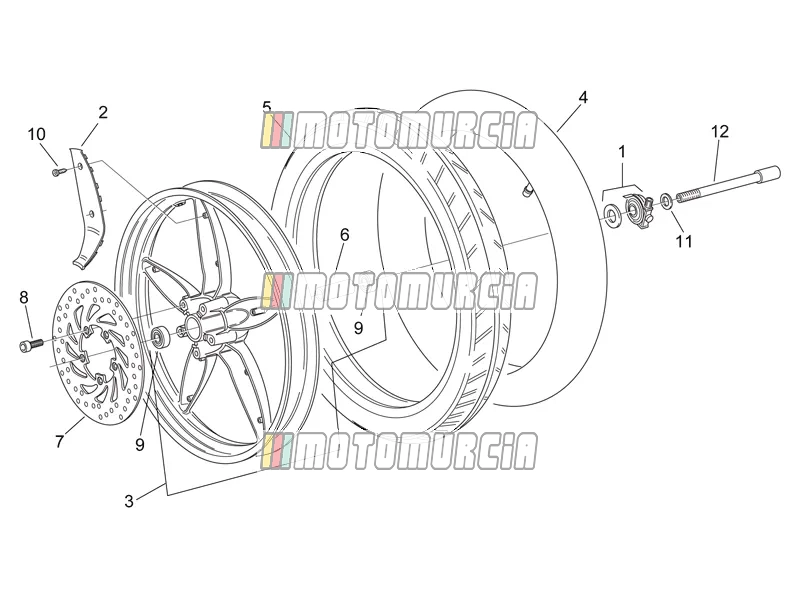 Cadre » roue avant