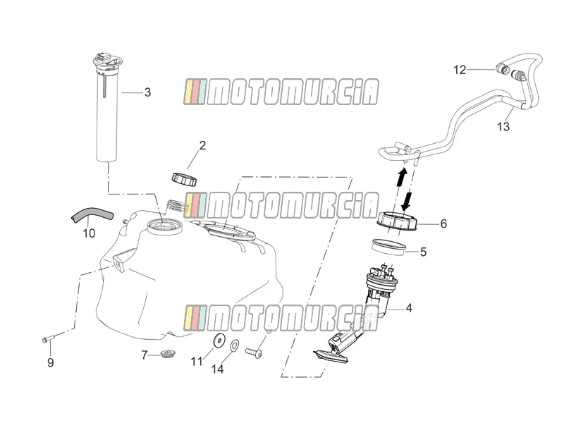 Frame »brandstoftank